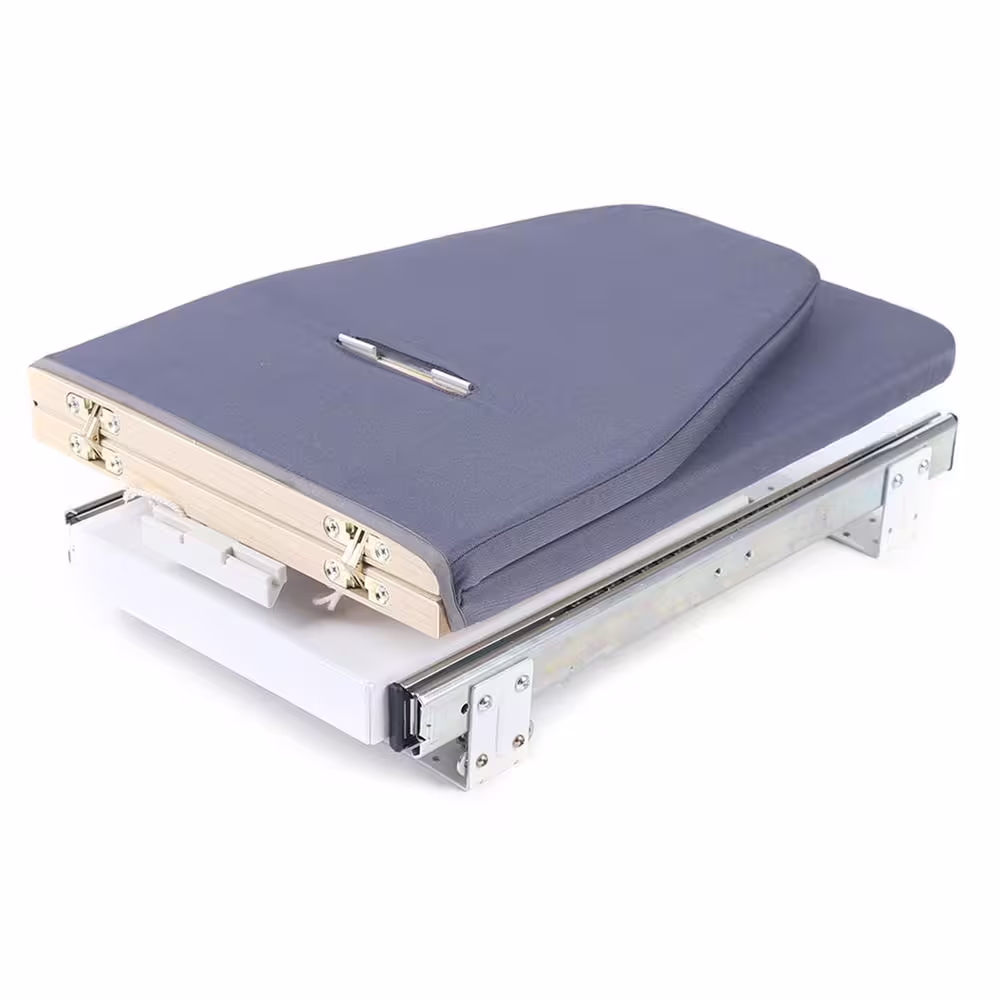 None 31.9 in. x 12.2 in. Gray Closet Pull-Out Ironing Board