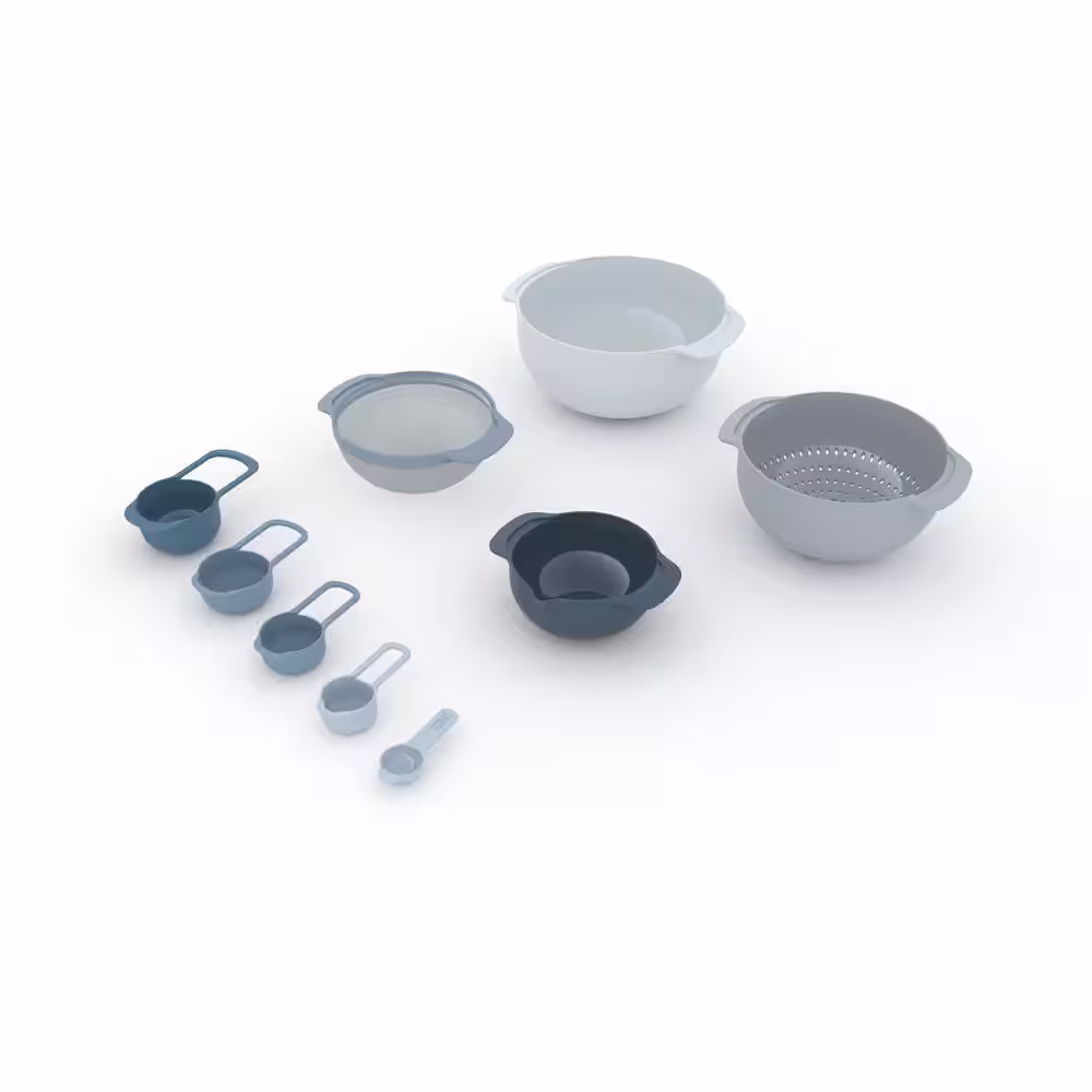 Joseph Joseph Nest 9-Piece Food Preparation Mixing Bowl Set