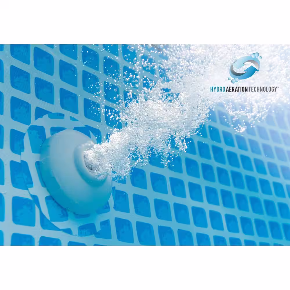 INTEX Ultra XTR 14 ft. Round 42 in. D Metal Frame Pool Set with Pump