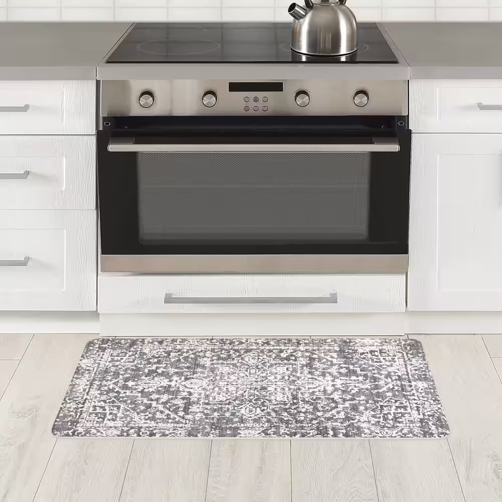 StyleWell Persian Gray 20 in. x 39 in. Comfort Mat