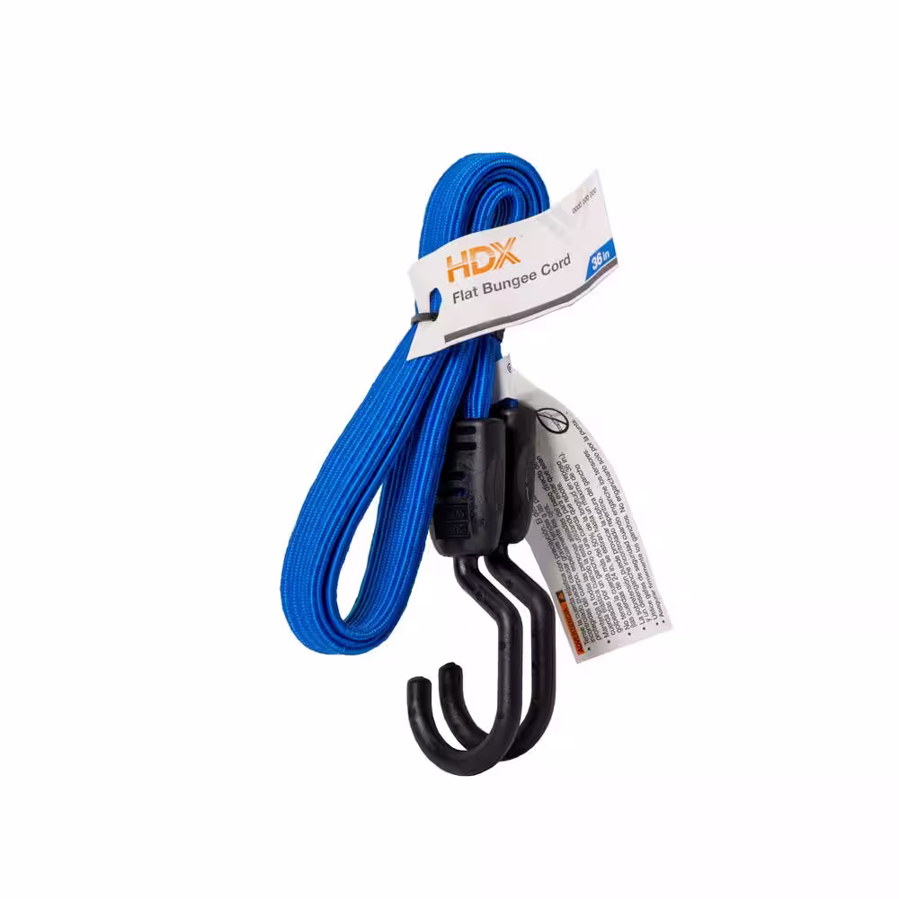 HDX 36 in Flat Bungee, 1 pk