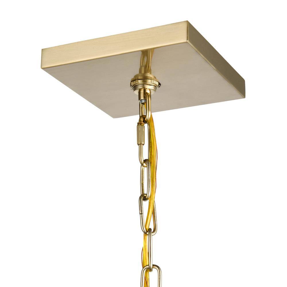 Millennium Lighting 12 in. 4-Light Modern Gold Pendant