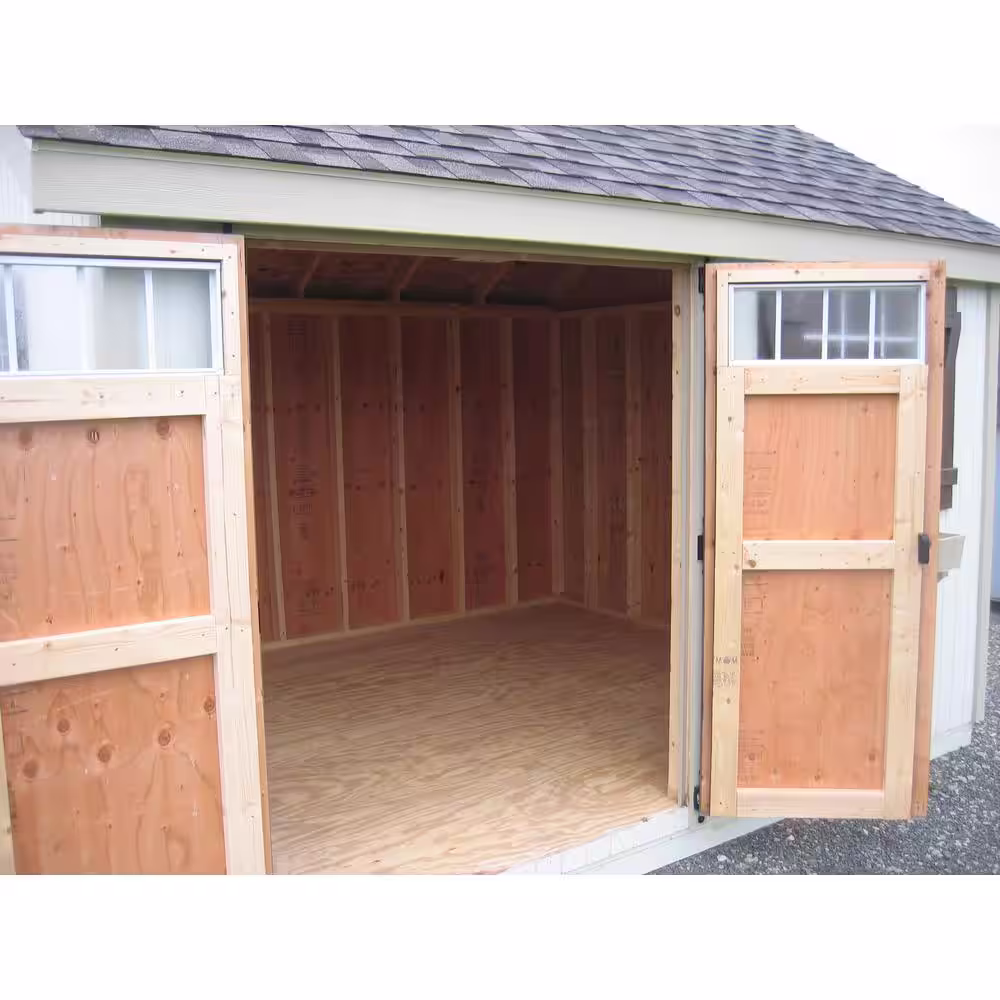 LITTLE COTTAGE CO. Colonial Pinehurst 8 ft. x 14 ft. Wood Storage Shed DIY Kit with Floor Kit