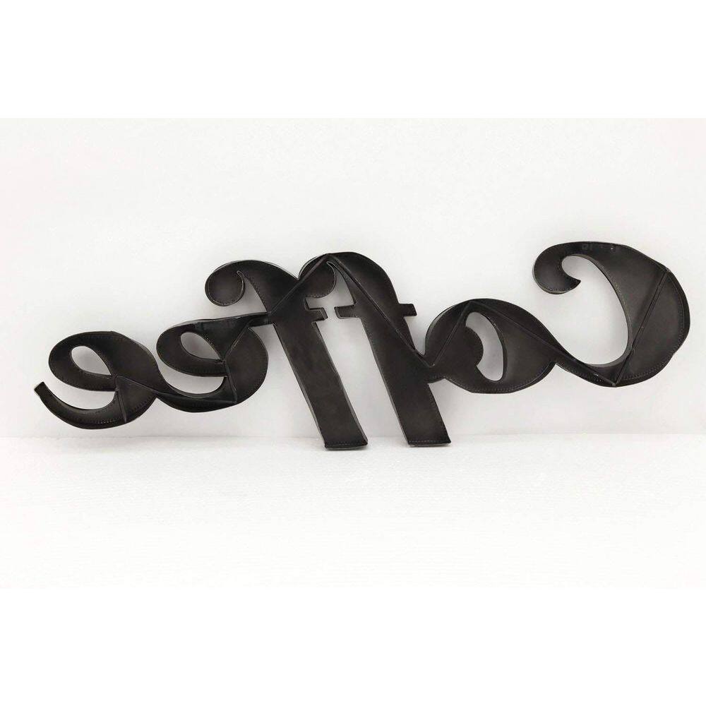 None Indoor Coffee Vintage Metal Wall Decorative Sign