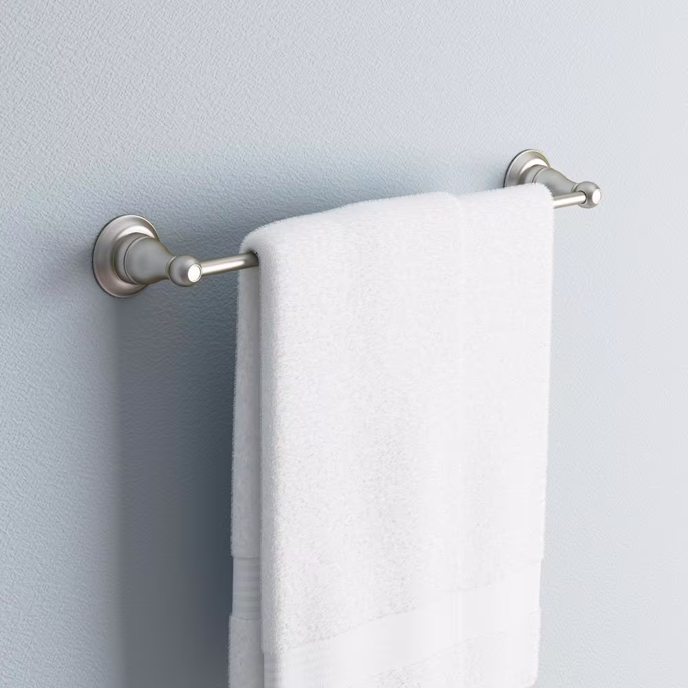 Delta Porter 18 in. Towel Bar in Brushed Nickel