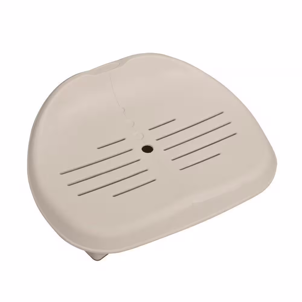 Intex Slip Resistant Hot Tub Seat (2-Pack) and Cup Holder/Refreshment Tray (2-Pack)