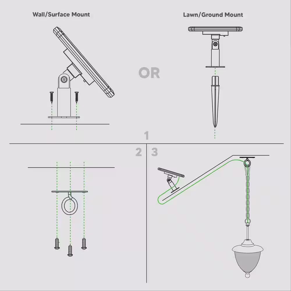 CLASSY CAPS Eclipse 5-LED Outdoor Black Integrated LED Solar Hanging Chandelier