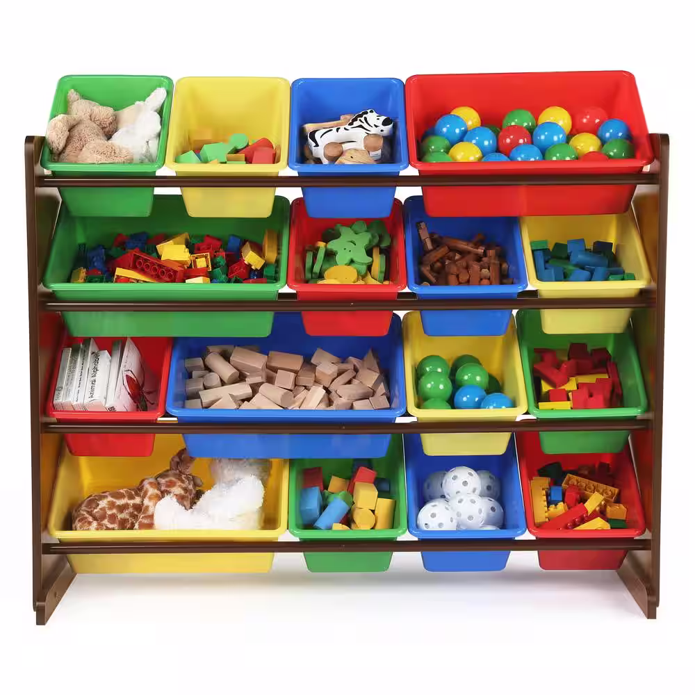 Humble Crew Discover Dark Walnut/Primary Super-Sized Organizer