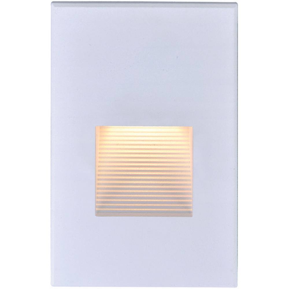 None Hardwired White LED Stair Light