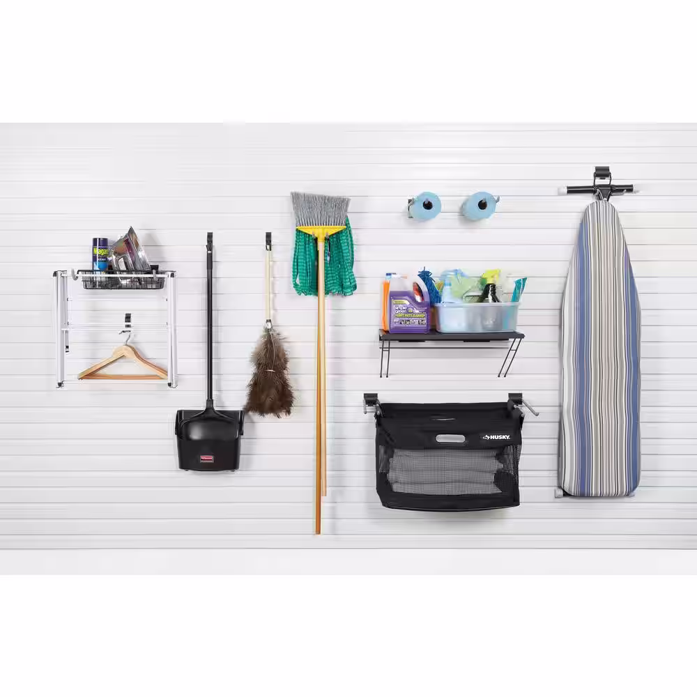 Husky 12 in. Utility Bag for Garage Slat Wall and Track Systems