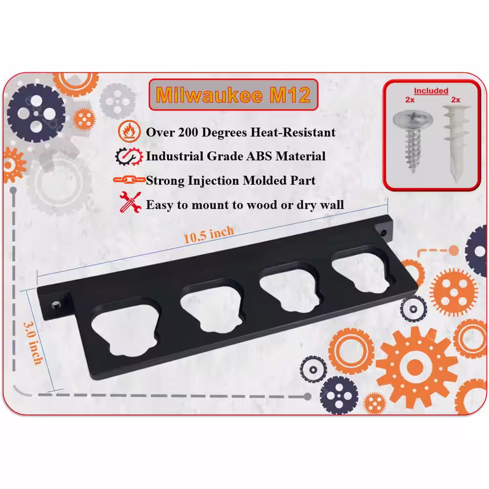 Smart Solutions Milwaukee Battery Holder M12