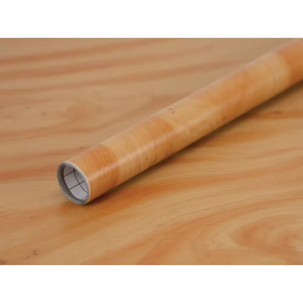 Fablon Brown Maple Light Adhesive Film (Set of 2)