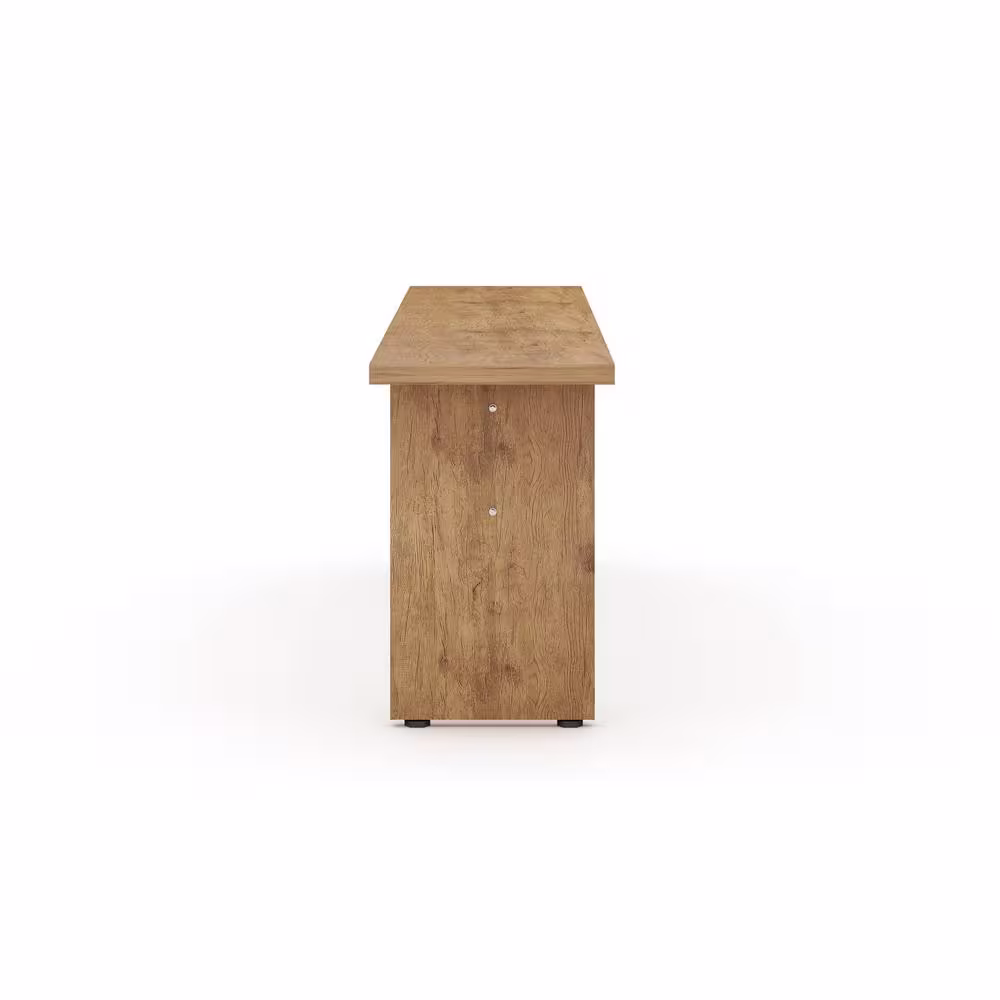 Luxor Tarrytown 67.91 in. Nature Rustic Country Dining Bench