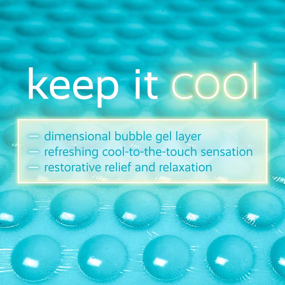 Comfort Revolution Cooling Gel Memory Foam King Pillow
