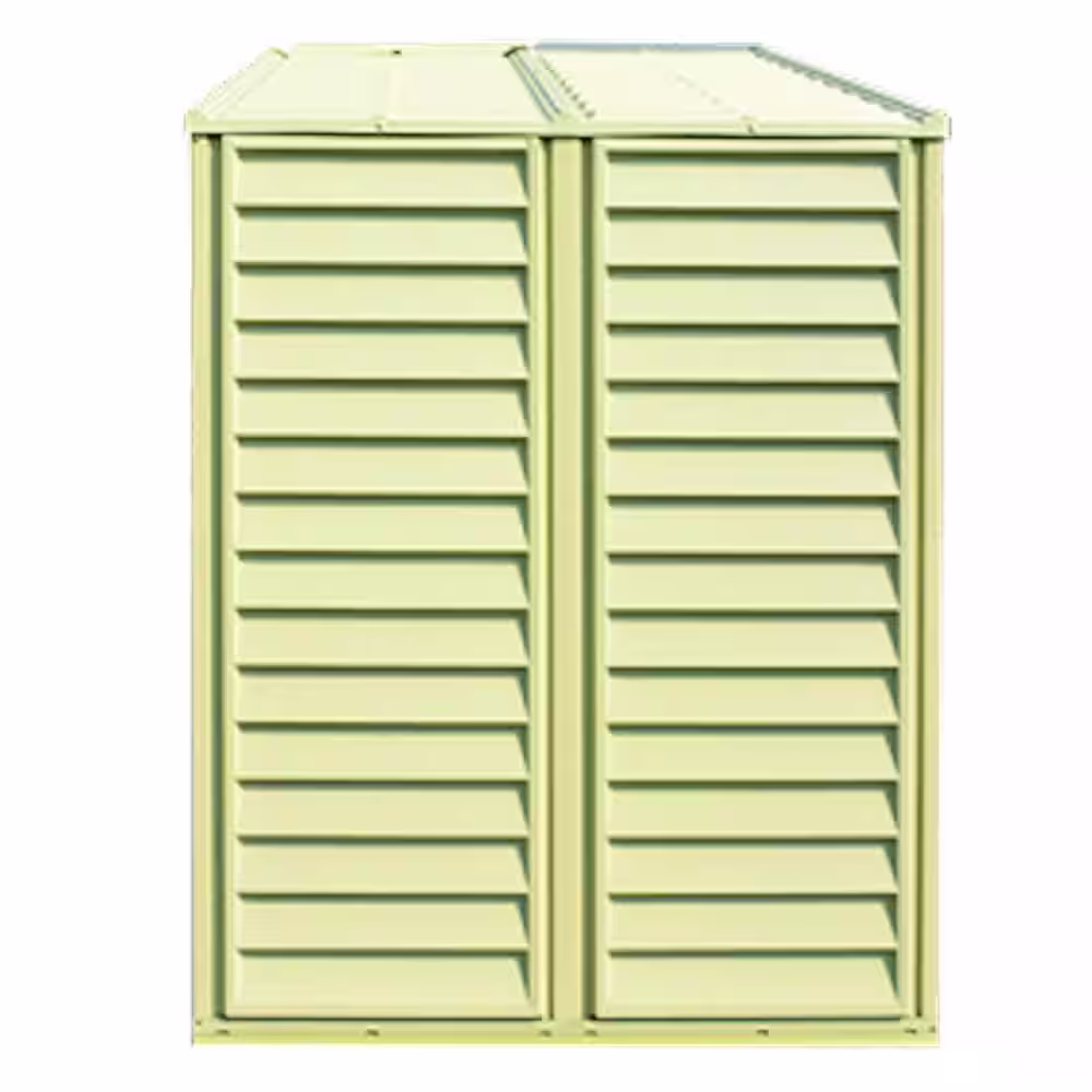 Duramax Building Products Woodbridge 10.5 ft. x 5 ft. Plastic Vinyl Shed with Foundation