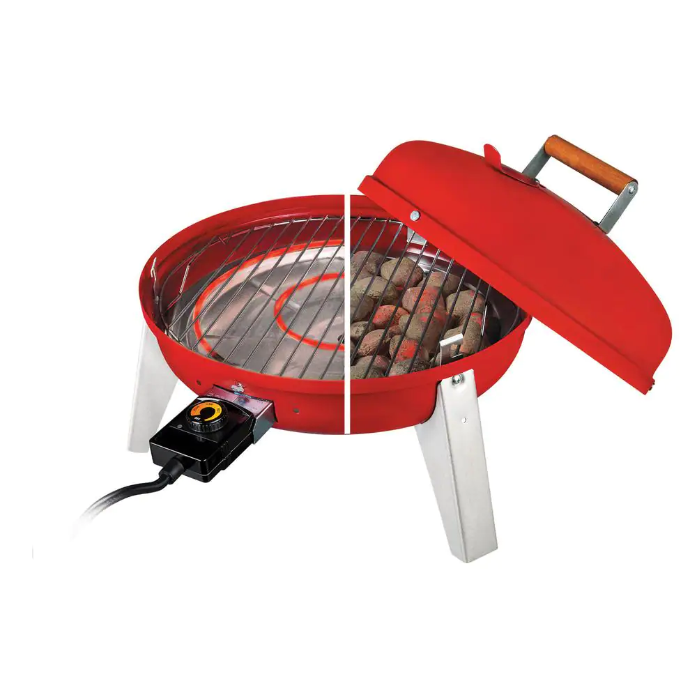 Americana 4-in-1 Electric or Charcoal Smoker and Grill