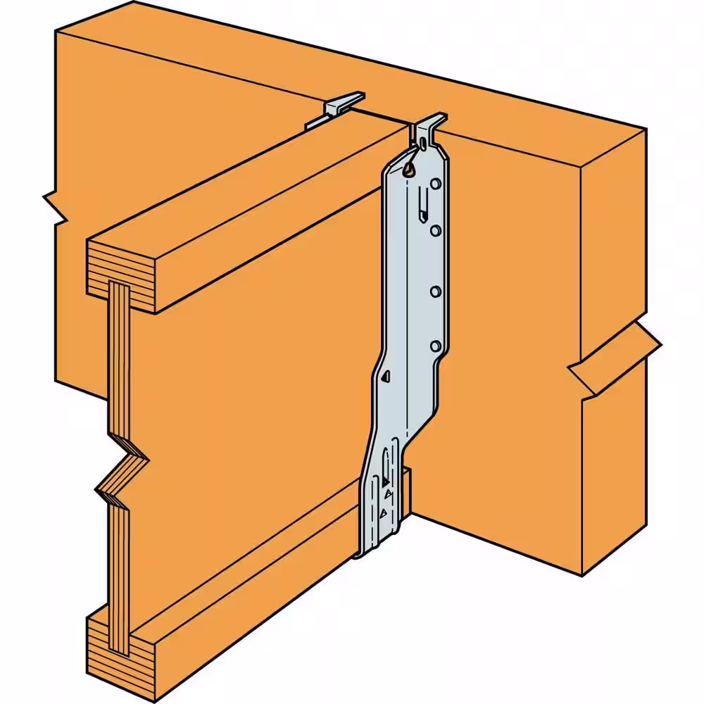 Simpson Strong-Tie IUS Galvanized Face-Mount Joist Hanger for 2-1/2 in. x 14 in. Engineered Wood